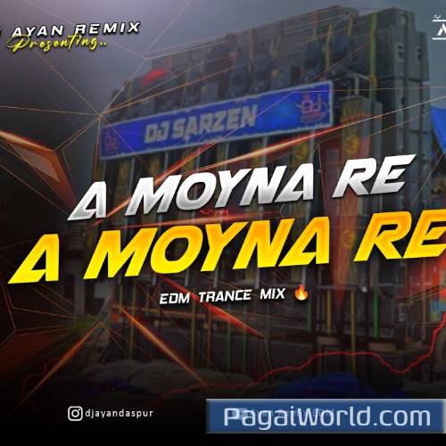 A Moyna Re Remix Edm Trance Poster