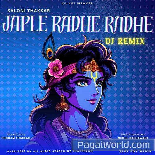 Japle Radhe Radhe DJ Remix Poster
