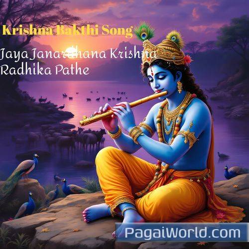 Jaya Janardhana Krishna Radhika Pathe Sree Krishna Song Jaya Janardhana Krishna Radhika Pathe Sree Krishna Song Poster