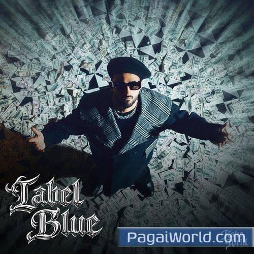 Label Blue Poster