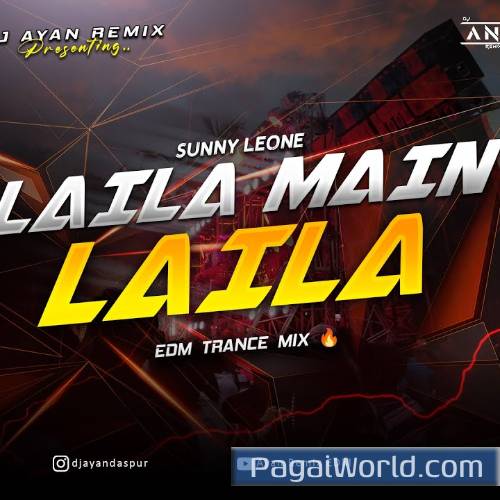 Laila Main Laila Remix Edm Trance Poster