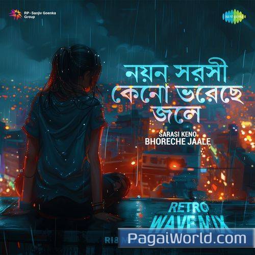 Nayan Sarasi Keno Bhoreche Jaale Retro Wave Mix Nayan Sarasi Keno Bhoreche Jaale Retro Wave Mix Poster