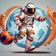 Conquer The World of Sports Astronaut